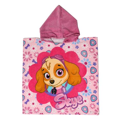 Paw Patrol Skye & Everest Hooded Beach Bath Towel Poncho £7.99
